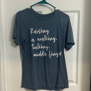 Graphic Tee with Bold Text